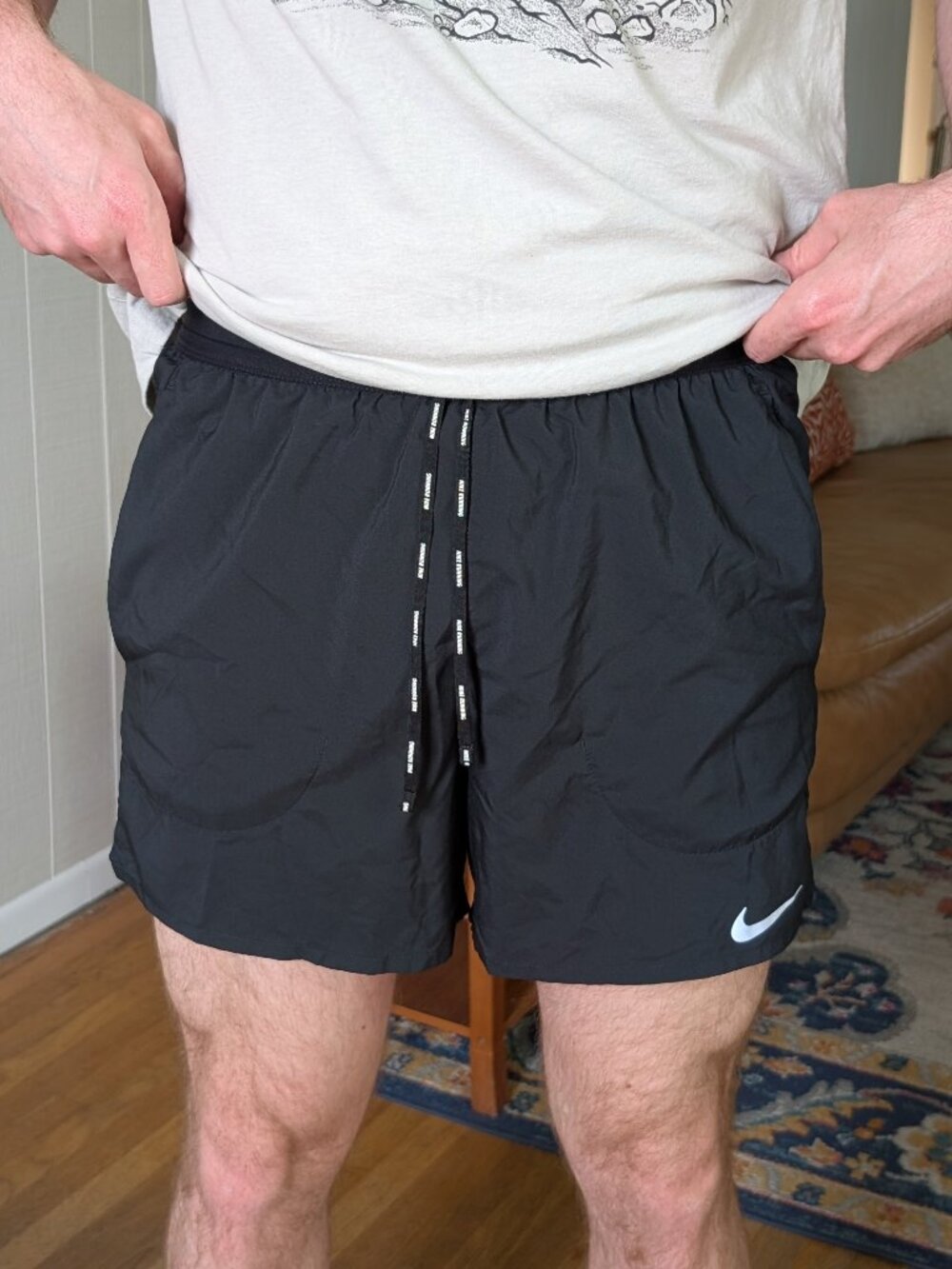 Nike Men's Dri-FIT Running Shorts 5" with Brief Liner